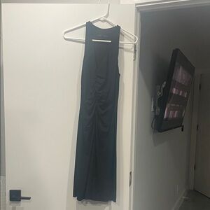 Elie Tahari Elegant Black Midi Dress timeless